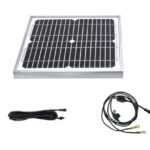 10 Watt 12v Solar Panel Charging Kit