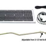 20 WATT 12 VOLT SOLAR PANEL COMPLETE KIT