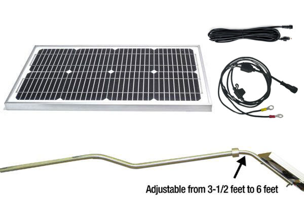 20 WATT 12 VOLT SOLAR PANEL COMPLETE KIT